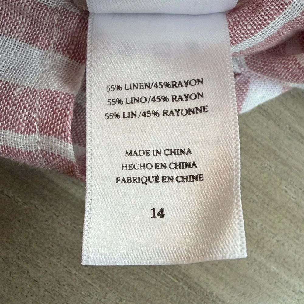 NWT Rails Pink Striped Button Down Shirt - Picture 5 of 5